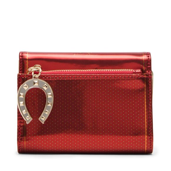 Betsey Johnson Kitsch Chinese New Year Wallet CYN Shiny Red NWT - Picture 4 of 8